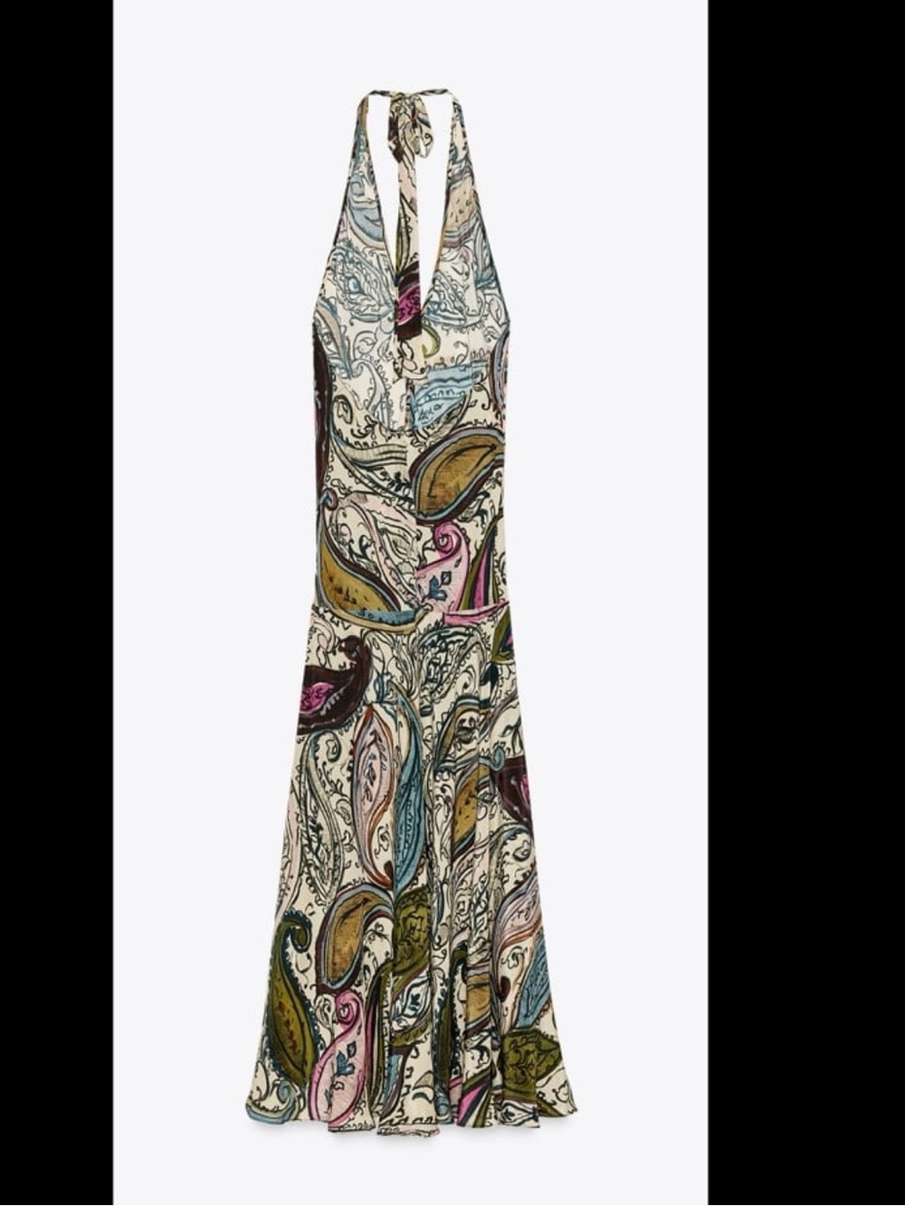 Zara Paisley Halter Maxi Dress in Multi Colors - Picture 15 of 15